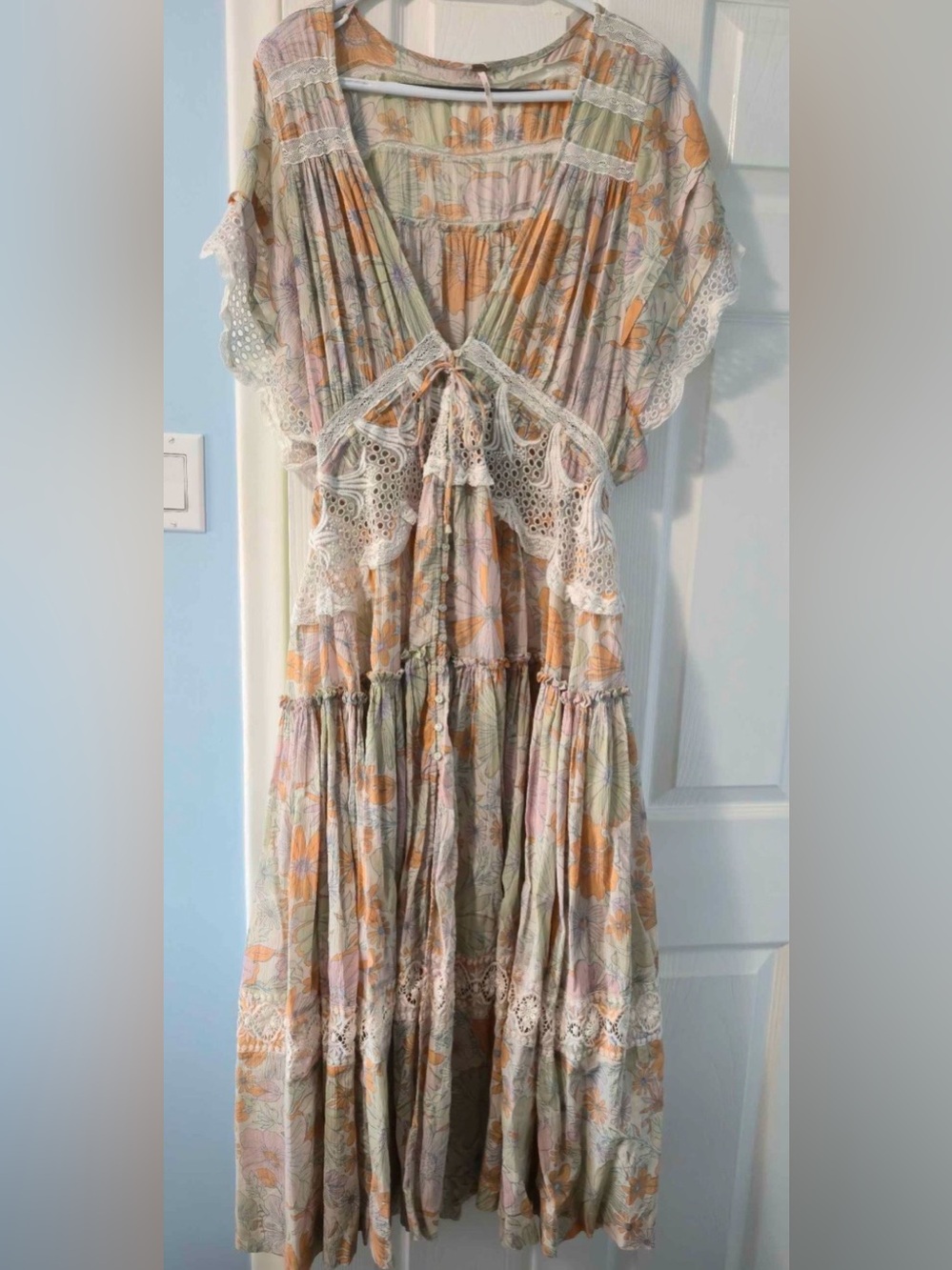 💫FREE PEOPLE💫Field of Dreams Convertible Maxi Top/ Dress ‼️RARE FP 🦄‼️ - Picture 7 of 8